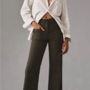 Maeve Olive Green $138 Junie/Colette Pants  32 NWOT